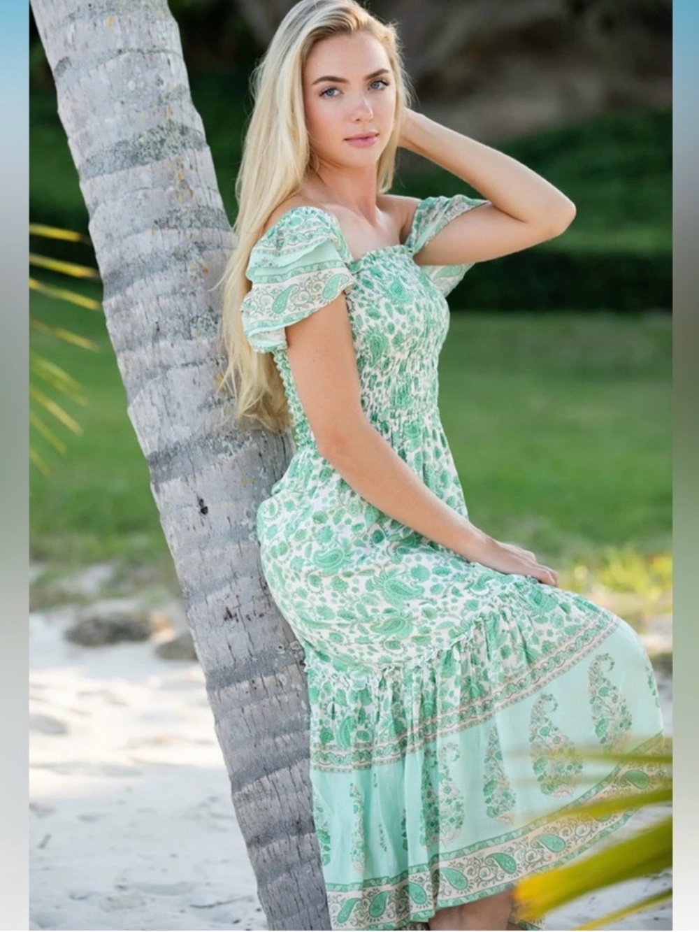 Walker & Wade Matilda Dress in Spearmint